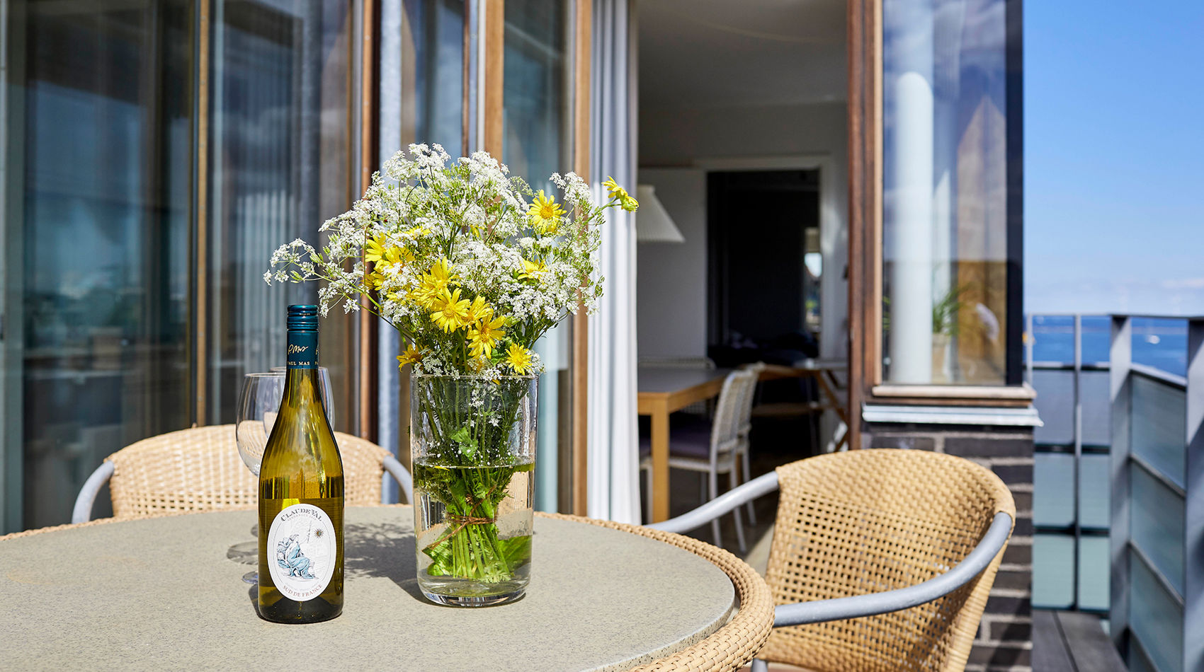 77m2 One-bed Hotellejligheder Terrasse Vin