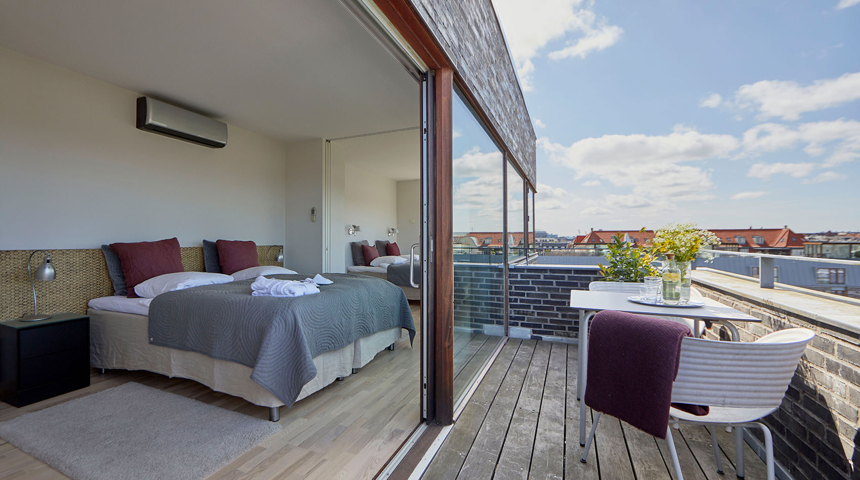 105M2 Penthouse Hotellejlighed Terrasse